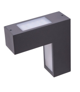 Angus LED L Shape Outdoor Modern Wall Lamp Anthracite 3000K IP54-1