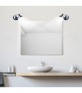 Chromey LED Single Spotlight Chrome 3000K-2