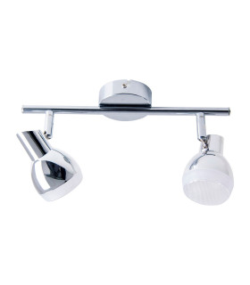 Chromey LED Twin Ceiling Spotlight Chrome 3000K-1