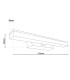 Vareta LED 32cm Bathroom Over Mirror Light Chrome 3000K IP44-4
