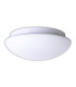 Bergen LED Flush Ceiling Light White PIR + Dusk to Dawn Sensor 3100K-1