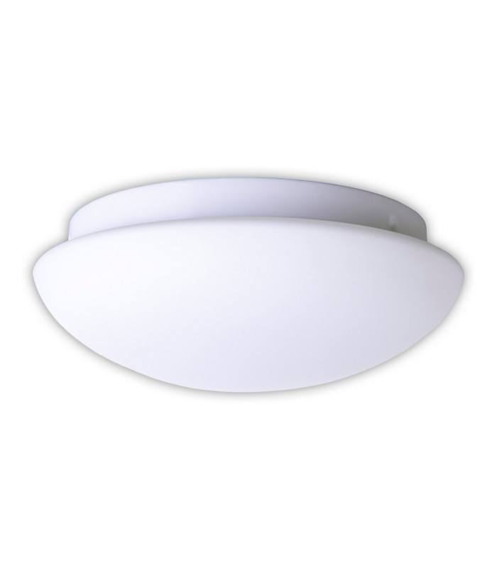 Bergen LED Flush Ceiling Light White PIR + Dusk to Dawn Sensor 3100K-1