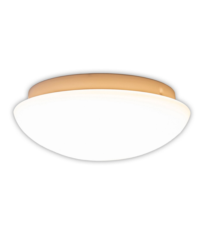Bergen LED Flush Ceiling Light White PIR + Dusk to Dawn Sensor 3100K-6