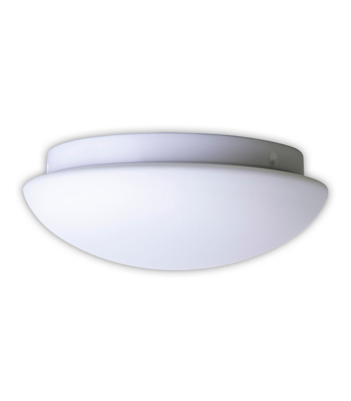 Bergen LED Flush Ceiling Light White PIR + Dusk to Dawn Sensor 3100K-7
