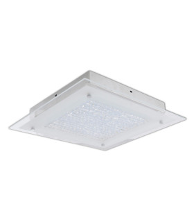 Glasgow LED Decorative Flush Ceiling Light Chrome 3000K-1