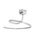 Loop Line Integrated LED Semi Flush Ceiling Light Chrome 3000K-1