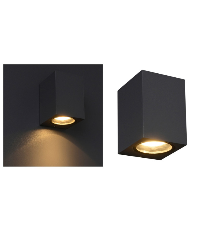 Cubus Outdoor Wall Down Lamp Anthracite 1xGU10 IP65-14