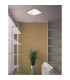 Lucca 28x28cm Integrated LED Semi Flush Ceiling Light Silver 3000K-2