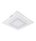 Lucca 28x28cm Integrated LED Semi Flush Ceiling Light Silver 3000K-7