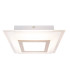 Lucca 28x28cm Integrated LED Semi Flush Ceiling Light Silver 3000K-13