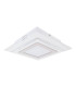 Lucca 28x28cm Integrated LED Semi Flush Ceiling Light Silver 3000K-14
