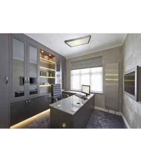 Diversity LED 62x62cm Flush Ceiling Light Aluminium 3000K-2