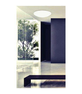 Sydney Dimmable LED Flush Ceiling Light White 2700-6000K Remote Control-2