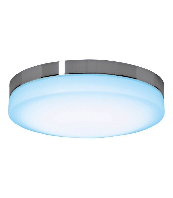 Paris Dimmable LED CCT Flush Ceiling Light Chrome 2700-6000K Remote Control-3
