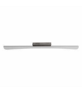 Bones 2 Integrated LED Semi Flush Ceiling Light Chrome 3000K-1
