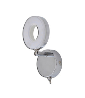 Donut LED Single Spotlight Chrome 3000K-1