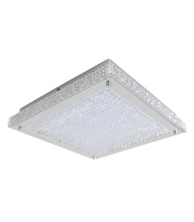 Madrid LED Decorative Flush Ceiling Light Clear/Transparent 3000K-1