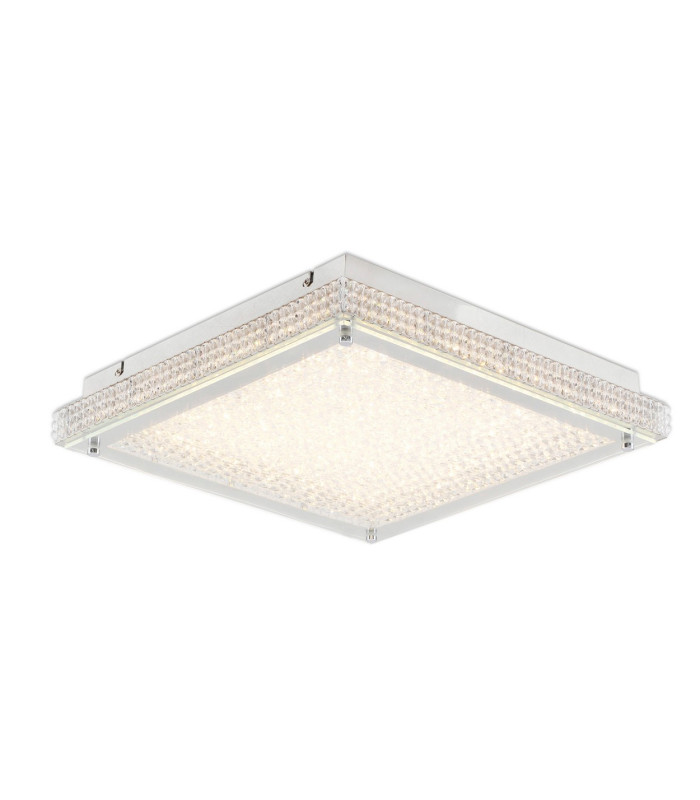 Madrid LED Decorative Flush Ceiling Light Clear/Transparent 3000K-5
