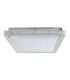 Madrid LED Decorative Flush Ceiling Light Clear/Transparent 3000K-6