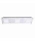 Edingburgh 44x12cm Integrated LED Semi Flush Ceiling Light Chrome 2700K-1