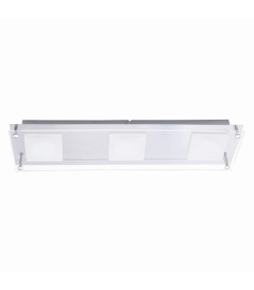 Edingburgh 44x12cm Integrated LED Semi Flush Ceiling Light Chrome 2700K-1