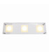Edingburgh 44x12cm Integrated LED Semi Flush Ceiling Light Chrome 2700K-5