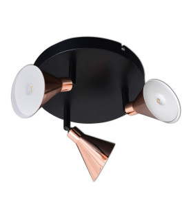 Copper LED Ceiling Spotlight Clusters Copper 3000K-1