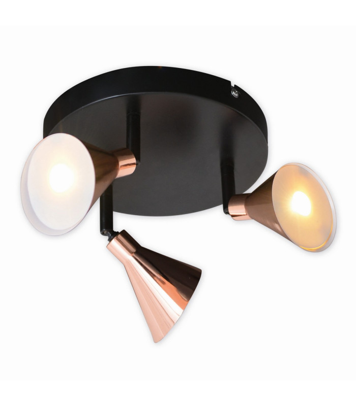 Copper LED Ceiling Spotlight Clusters Copper 3000K-4