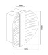 Denver Integrated LED Wall Lamp Chrome 3000K-3