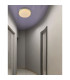 London Dimmable LED Flush Ceiling Light Silver 3000K-5