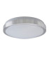 London Dimmable LED Flush Ceiling Light Silver 3000K-9