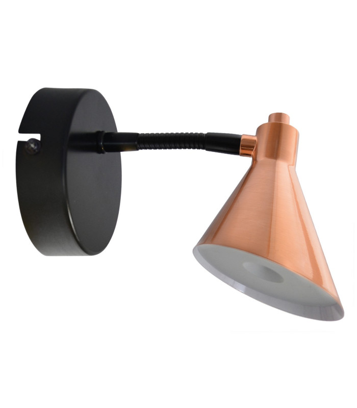 Copper LED Dome Wall Lamp Copper 3000K-3