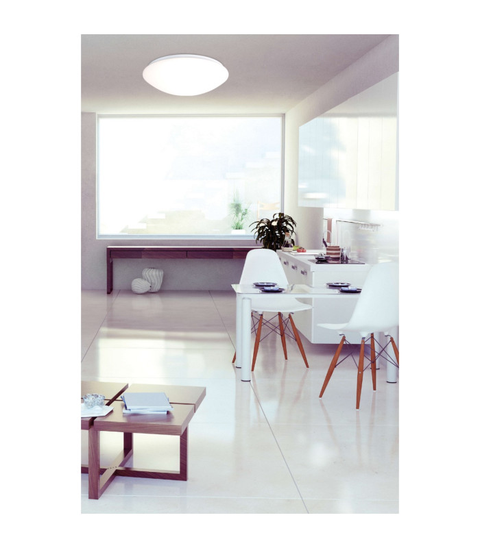 Dublin LED Flush Ceiling Light White 3100K-2
