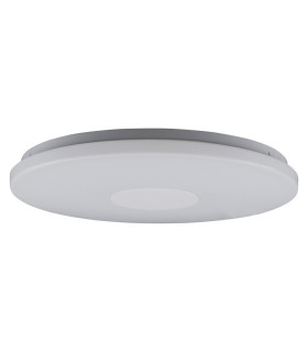 Perth Dimmable LED CCT Flush Ceiling Light White 2700-6000K Remote Control-1