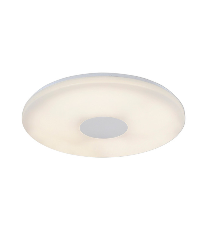 Perth Dimmable LED CCT Flush Ceiling Light White 2700-6000K Remote Control-3