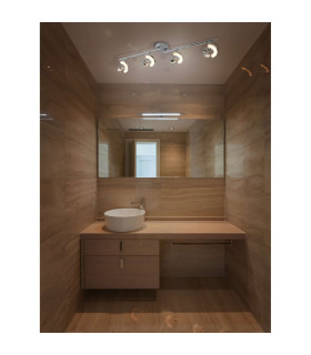 Affi LED Ceiling Spotlight Bar Chrome 3000K-2