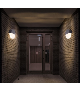 Sobrio LED Outdoor Flush Wall Lamp Anthracite 2900-3100K IP54-2