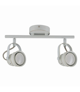 Shabspo Twin Ceiling Spotlight White 2xGU10 3000K-1