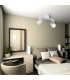 Shabspo Twin Ceiling Spotlight White 2xGU10 3000K-4