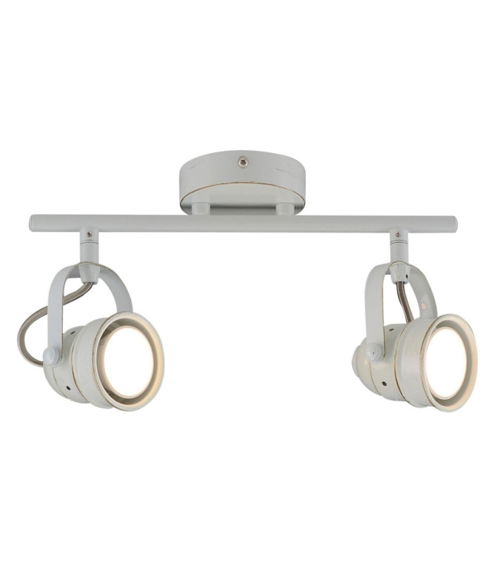 Shabspo Twin Ceiling Spotlight White 2xGU10 3000K-6