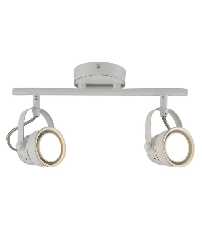 Shabspo Twin Ceiling Spotlight White 2xGU10 3000K-7