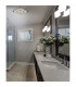 Thun LED Decorative Flush Ceiling Light Chrome 3065K-2