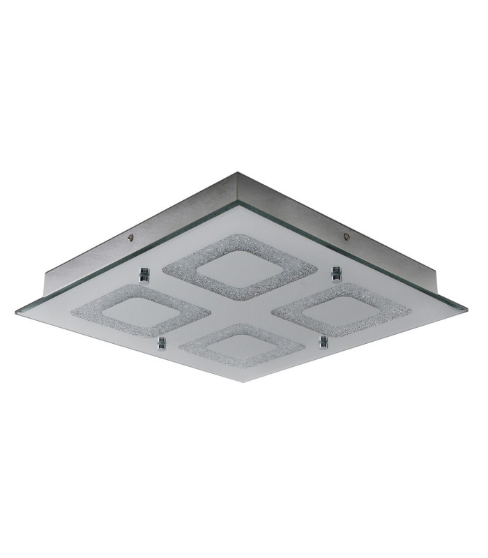 Mirror LED Decorative Flush Ceiling Light Chrome 3000K-1
