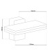 Clair LED Outdoor Wall Down Lamp Anthracite 3000K IP65-3