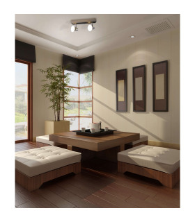 Jericho LED Twin Ceiling Spotlight Chrome 3000K-2
