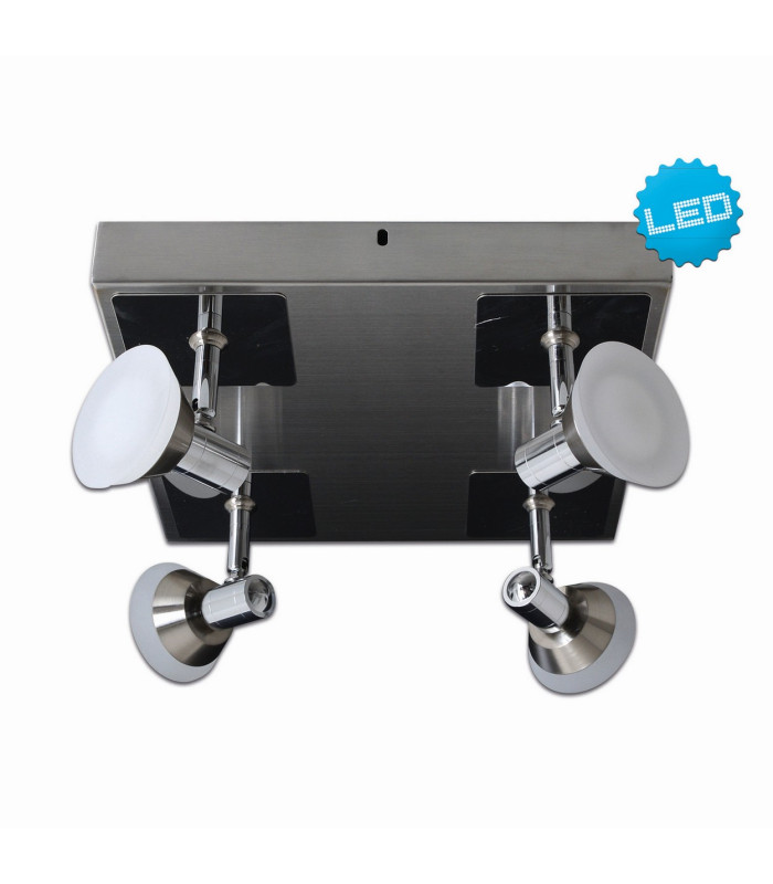 Jericho LED Ceiling Spotlight Clusters Chrome 3000K-3