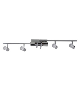 London LED Ceiling Spotlight Bar Chrome 3000K-1