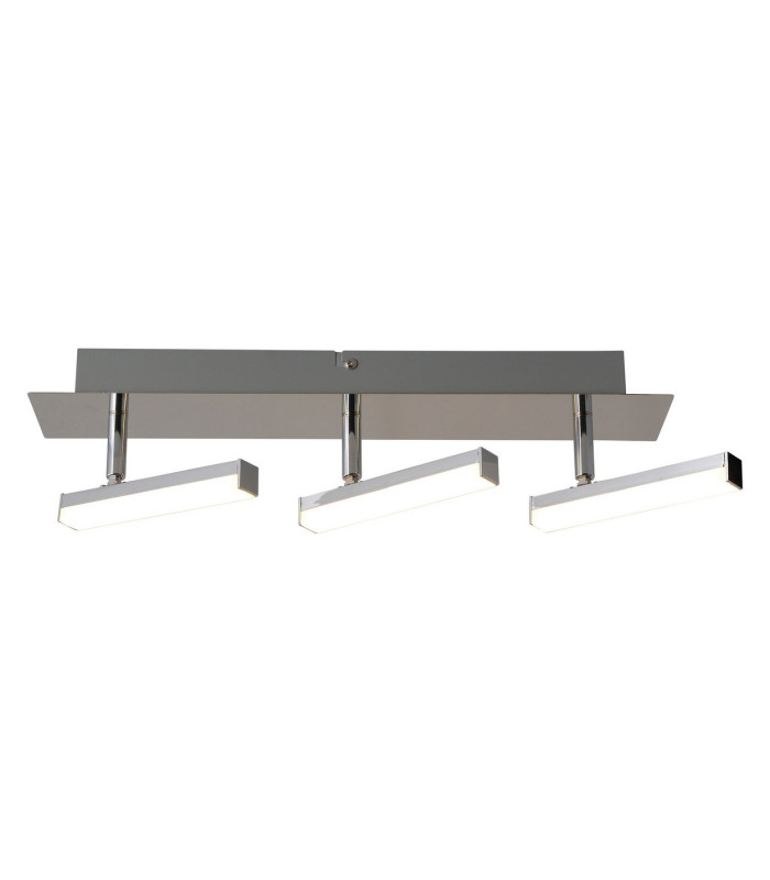 Turin Integrated LED Semi Flush Ceiling Light Chrome 3000K-1