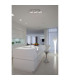 Turin Integrated LED Semi Flush Ceiling Light Chrome 3000K-2