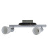 Ibiza LED 39cm Twin Ceiling Spotlight Chrome 3000K-1
